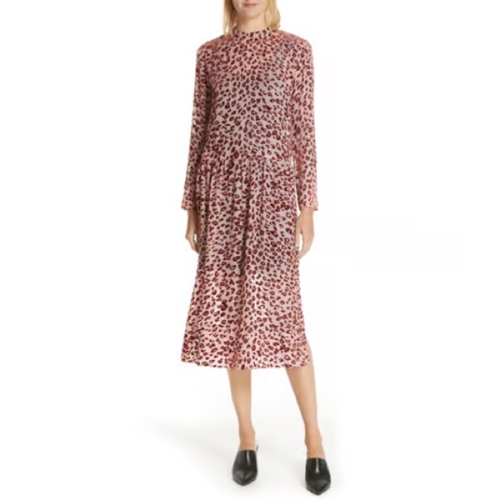 Rag & Bone velvet leopard dress